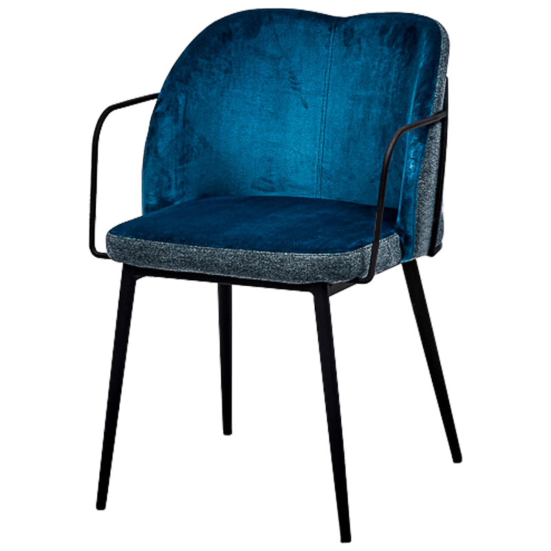 Стул Raymond Stool blue Синий Черный в Ульяновске | Loft Concept 