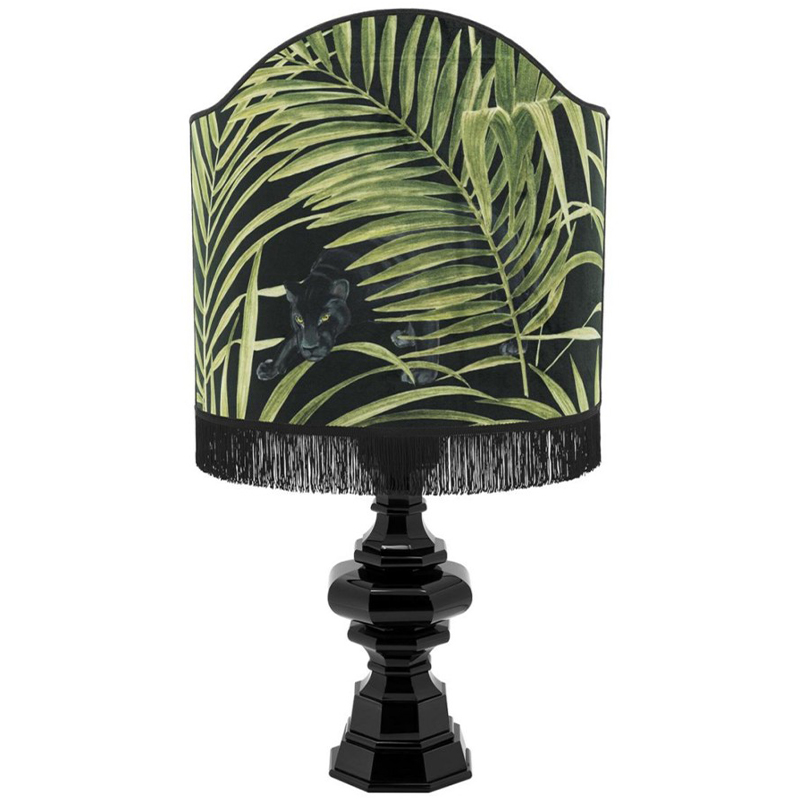 Настольная лампа Table Lamp Empire Scudo Black Green Черный Зеленый в Ульяновске | Loft Concept 