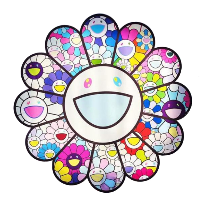 Светильник разноцветный подсолнух Takashi Murakami 2 Мульти в Ульяновске | Loft Concept 