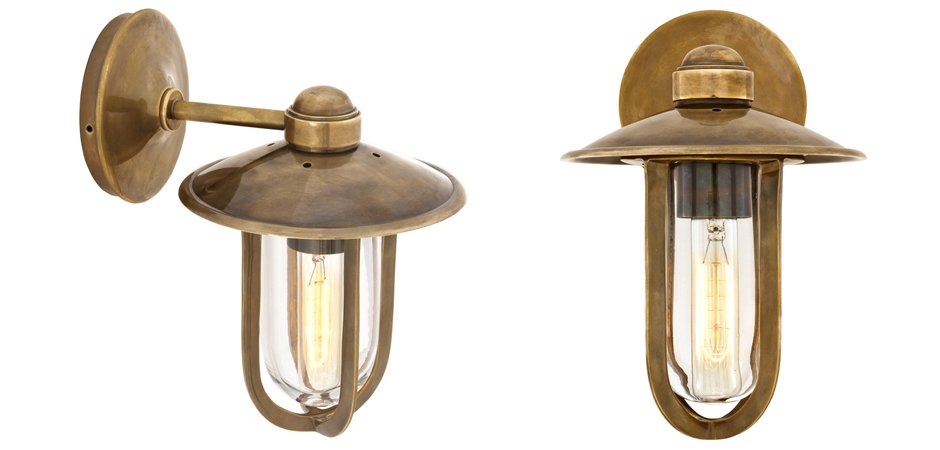 Бра Eichholtz Wall Lamp Seg Harbour Brass Бра Eichholtz Wall Lamp Seg Harbour Brass - Loft-Concept в Ульяновске