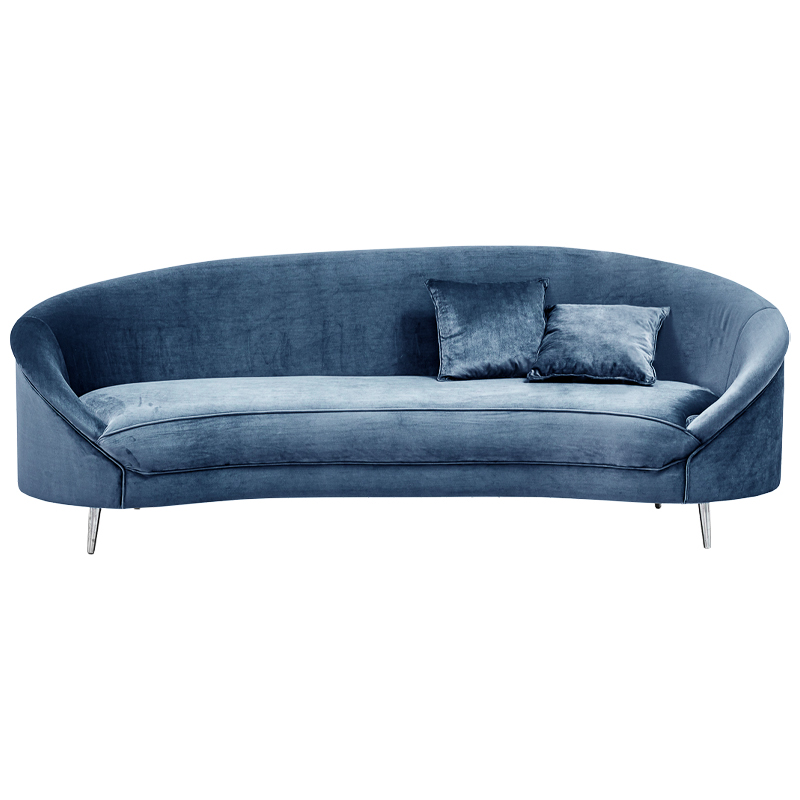 Диван Paulet Sofa blue Серый Хром в Ульяновске | Loft Concept 