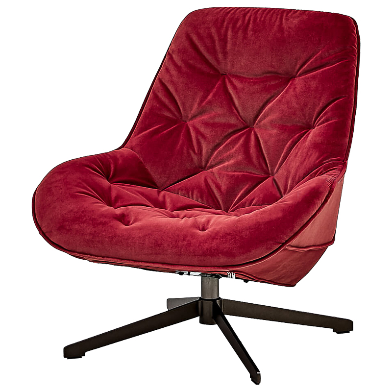 Кресло Vetsera Chair Красный (Red) Черный в Ульяновске | Loft Concept 