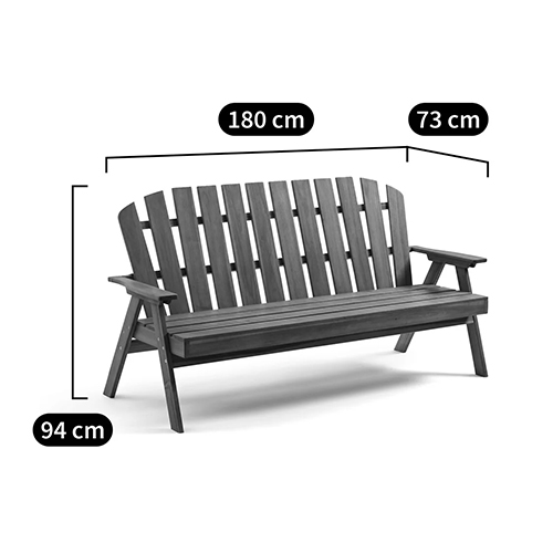 Садовая скамья из массива акации Ruth Wooden Bench в Ульяновске