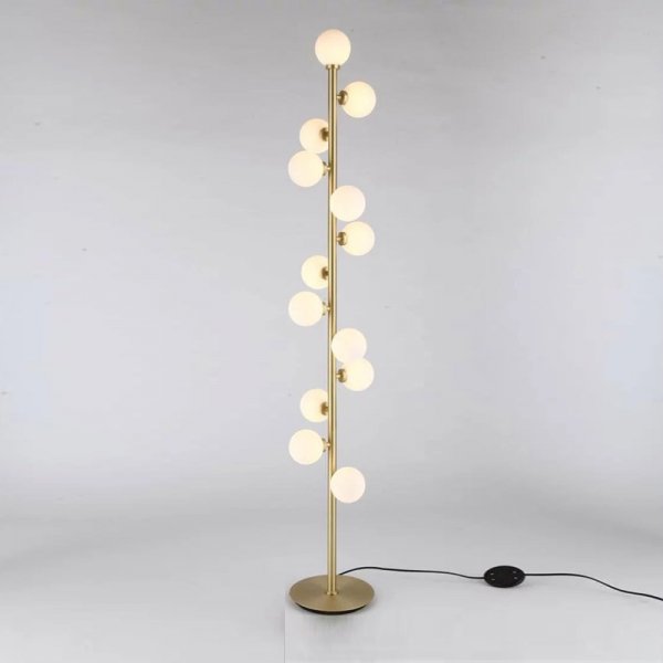 Торшер Bubble Stik Cold floor lamp Латунь в Ульяновске | Loft Concept 