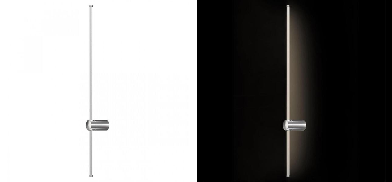 Бра светодиодное Trumpet Tube Fully Silver - фото