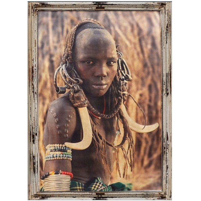 Постер Jovem Mursi  Omo Valley Ethiopia  в Ульяновске | Loft Concept 