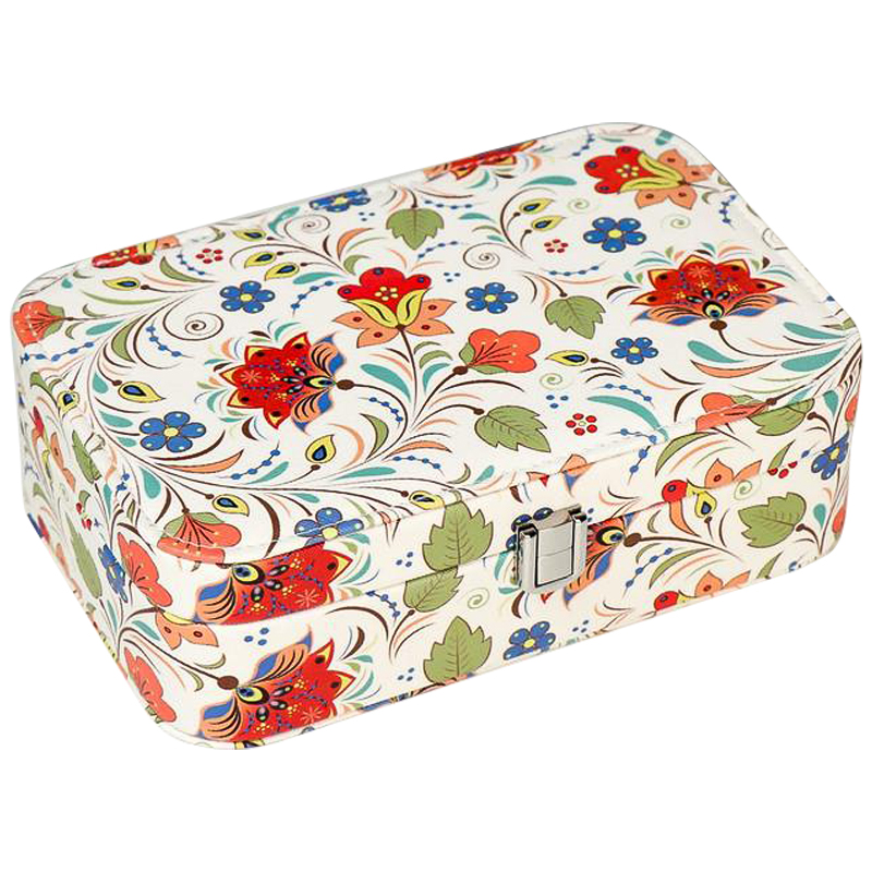 Шкатулка Multicilored Floral Pattern Jewerly Organizer Box Мульти в Ульяновске | Loft Concept 