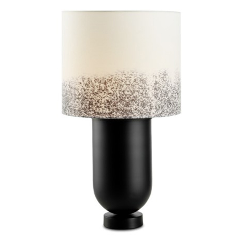 Настольная лампа Adeline Black Table Lamp Черный Белый в Ульяновске | Loft Concept 