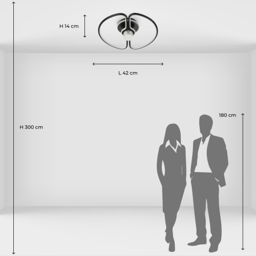 Потолочный светильник черного цвета круглой формы Luke Lampco Tracer Lamp в Ульяновске