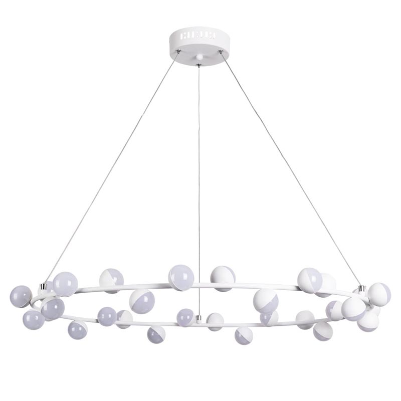 Люстра Vilelme Chandelier white 80 Белый в Ульяновске | Loft Concept 