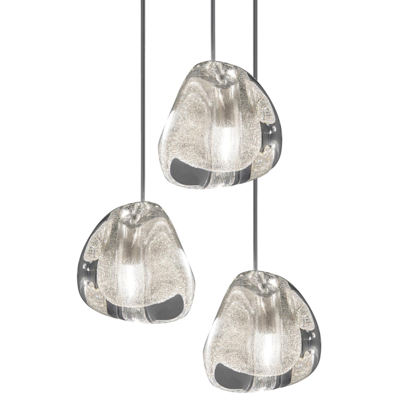 Подвесной светильник Mizu 1 Suspension Lamp Silver Серебряный Хром в Ульяновске | Loft Concept 