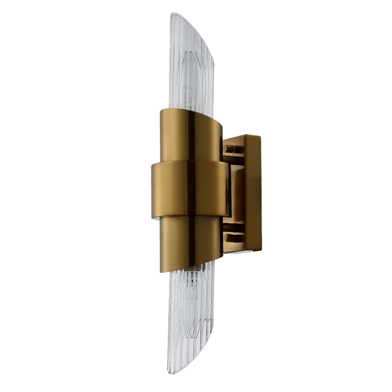Бра с прозрачным плафоном цилиндрической формы Luxxu Modern Design Бронза Хром Прозрачное Стекло Бра с прозрачным плафоном цилиндрической формы Luxxu Modern Design Бронза Хром Прозрачное Стекло в Ульяновске | Loft Concept