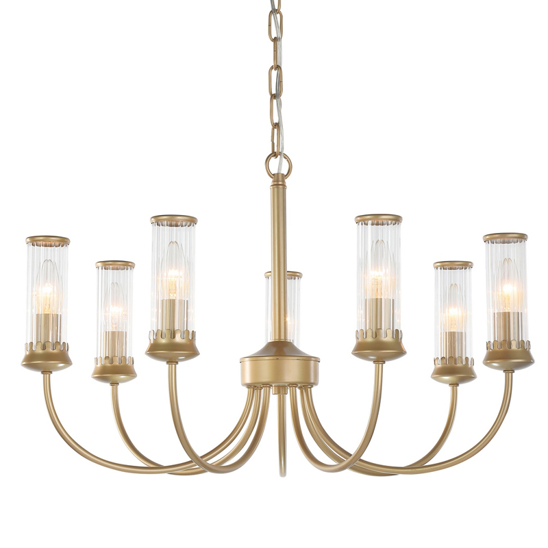 Люстра Morgane Chandelier gold 66 Золотой Прозрачный Люстра Morgane Chandelier gold 66 Золотой Прозрачный в Ульяновске | Loft Concept