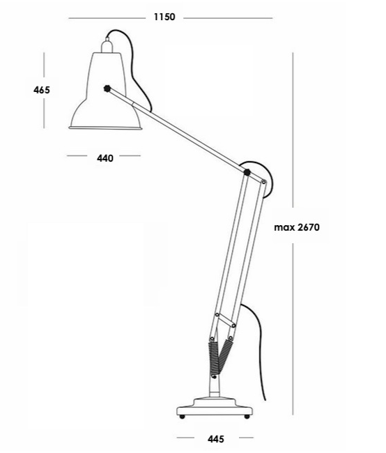 Напольная лампа Anglepoise Giant 1227 Floor Lamp в Ульяновске