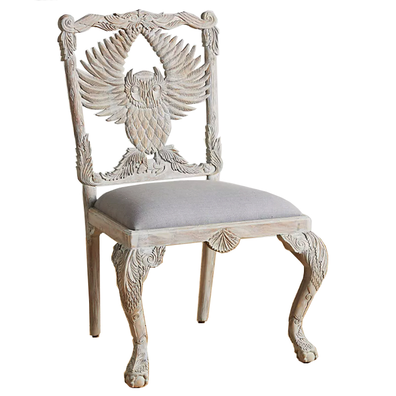 Стул Handcarved Menagerie Owl Dining Chair Светлый дуб в Ульяновске | Loft Concept 