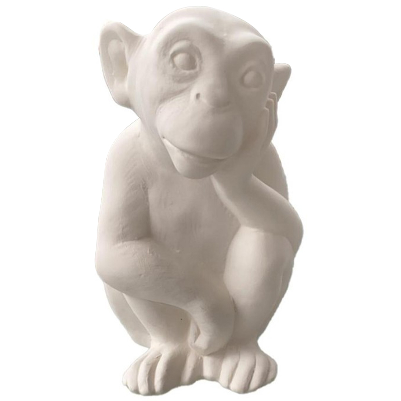 Статуэтка Abhika Monkey Bisc. Statuette Белый в Ульяновске | Loft Concept 