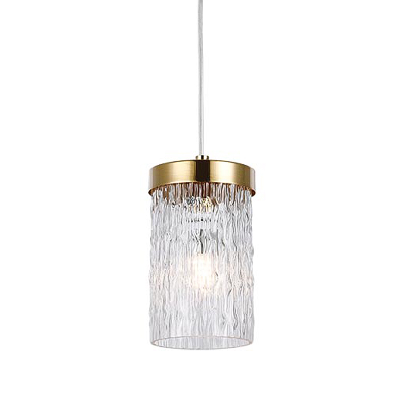 Подвесной светильник Estebe Gold Glass Hanging Lamp Золотой Прозрачный в Ульяновске | Loft Concept 