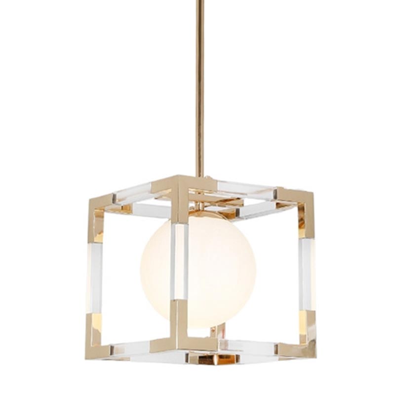 Подвесной светильник Dunvel Hanging lamp Белый Золотой в Ульяновске | Loft Concept 