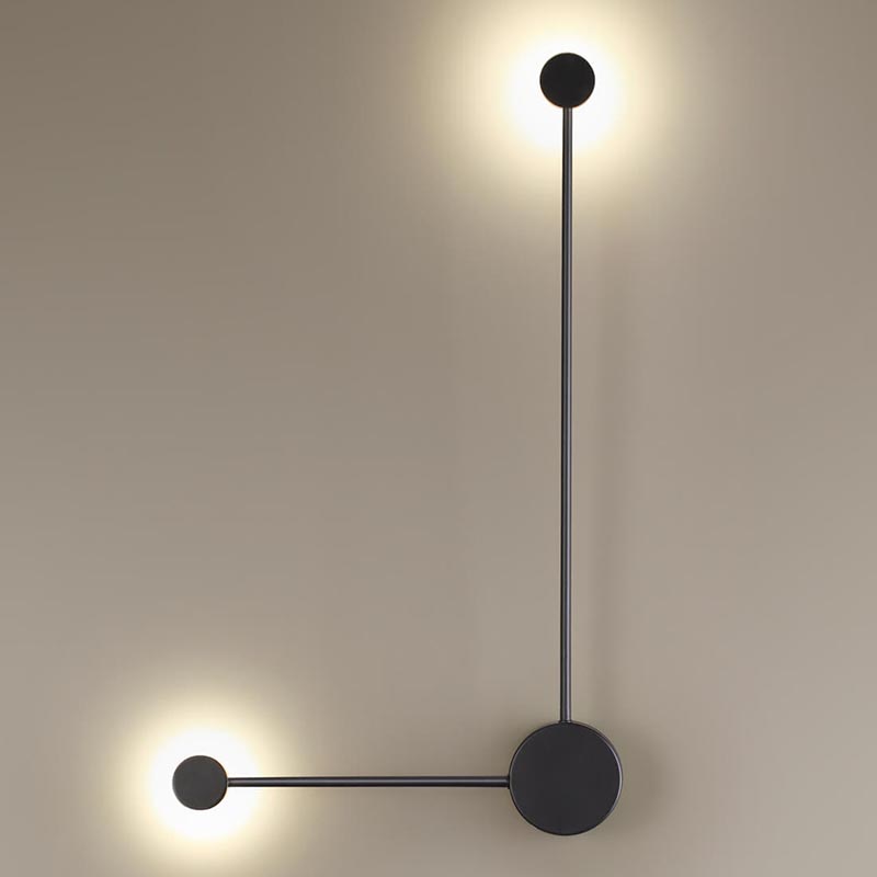 Бра Pin Wall Light Black Angle Черный в Ульяновске | Loft Concept 