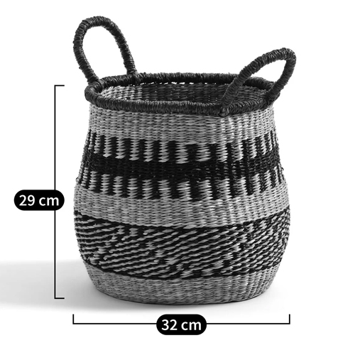 Круглая плетеная корзина Oyana Wicker Basket в Ульяновске