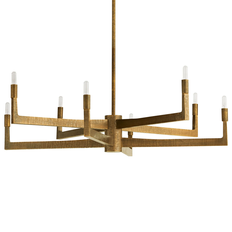 Люстра Arteriors GRIFF CHANDELIER Золотой Латунь в Ульяновске | Loft Concept 