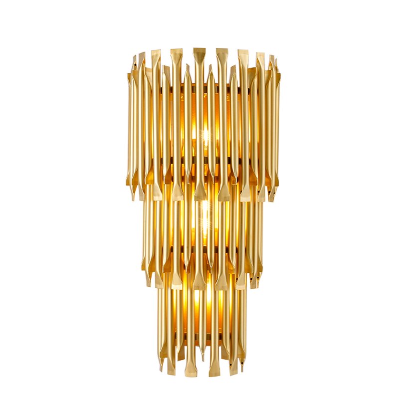 Бра MATHENY III WALL LAMP by DELIGHTFULL Gold Глянцевое золото матовое золото в Ульяновске | Loft Concept 