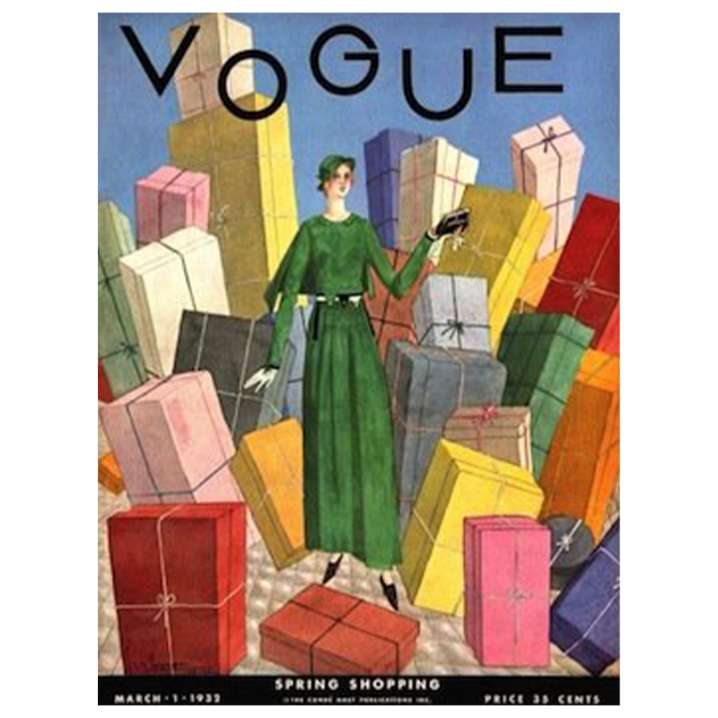 Постер Vogue Cover 1932 March  в Ульяновске | Loft Concept 