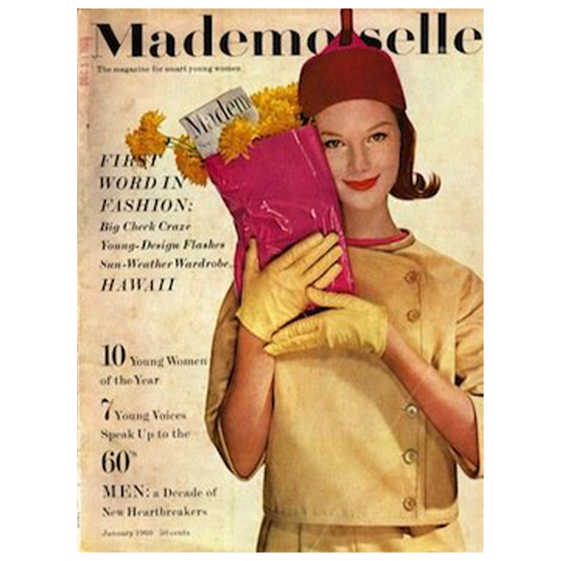 Постер Mademoiselle Cover 1960 January  в Ульяновске | Loft Concept 