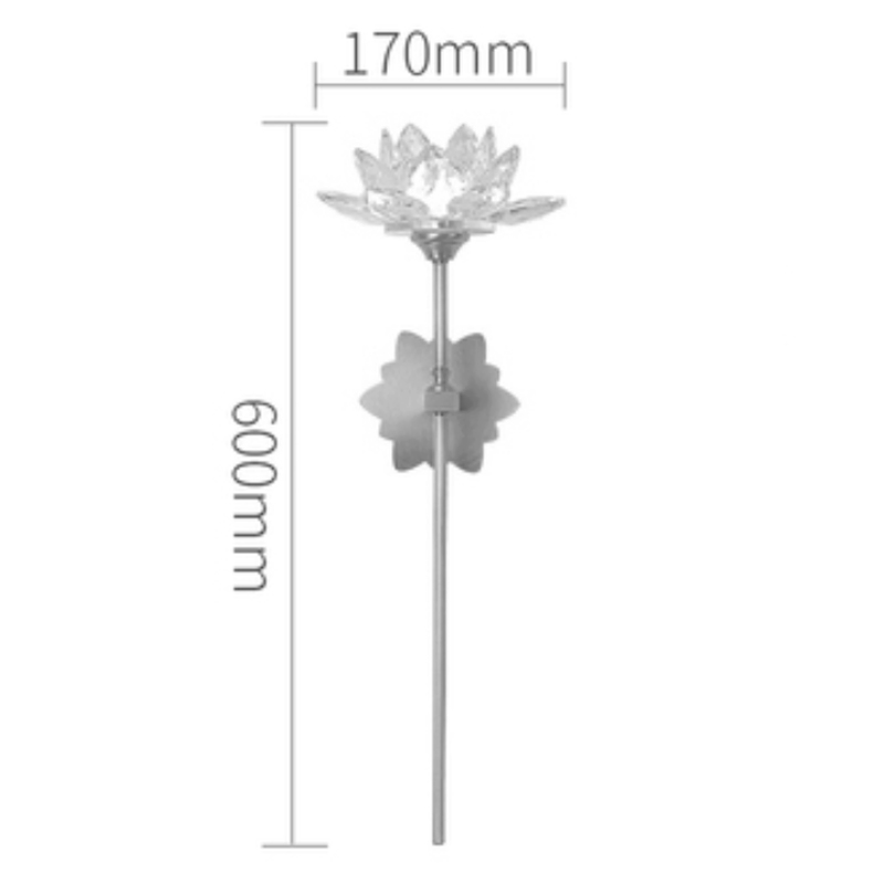 Бра Хрустальный Цветок Лотоса Lotus flower Wall Clear Glass D в Ульяновске