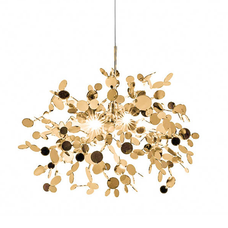 Люстра Terzani Argent Suspension Gold Pendant Lamp 40 Золотой в Ульяновске | Loft Concept 