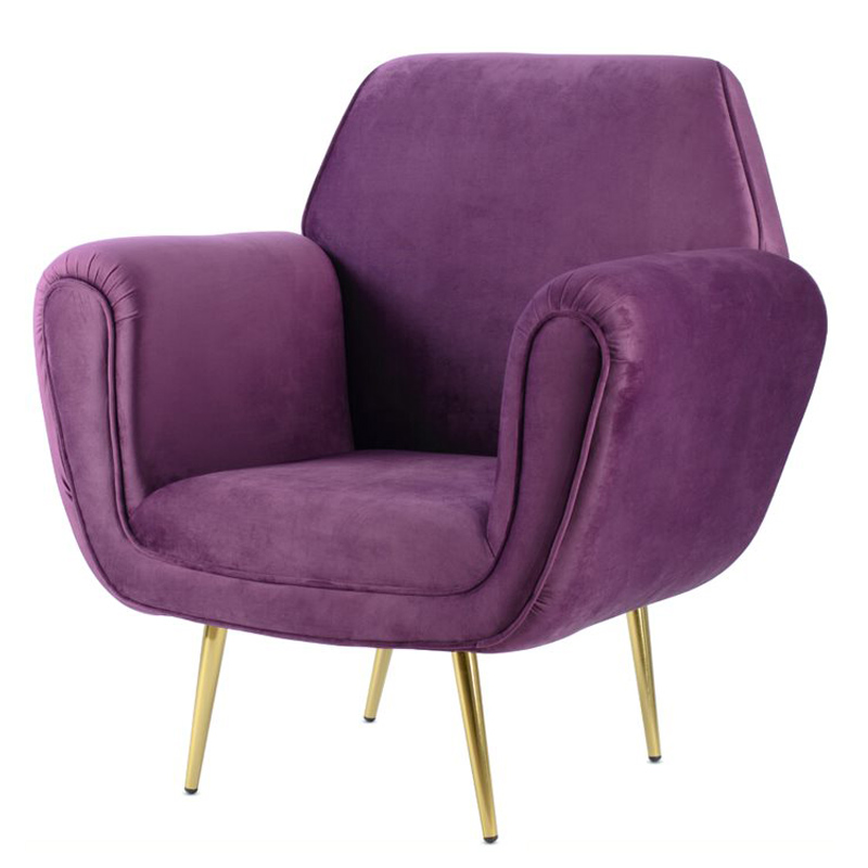 Кресло Lounge Chairs Gigi Radice purple Фиолетовый в Ульяновске | Loft Concept 