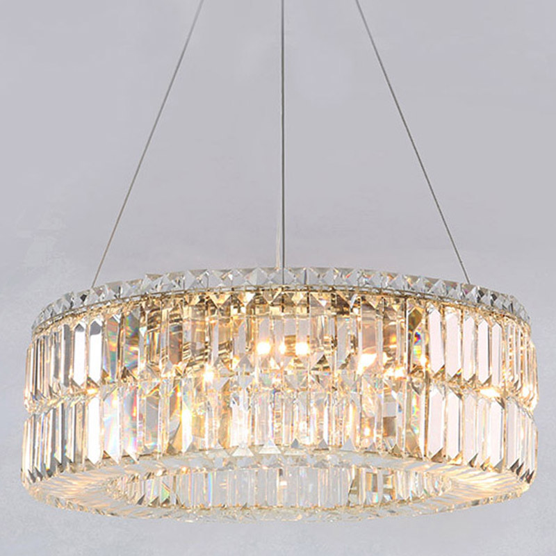 Люстра Darleen Crystal Gold Chandelier 12 Золотой Прозрачный (Transparent) в Ульяновске | Loft Concept 