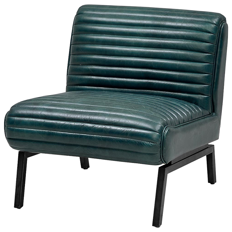Кресло Gather Emerald Leather Chair Изумрудный Кресло Gather Emerald Leather Chair Изумрудный в Ульяновске | Loft Concept