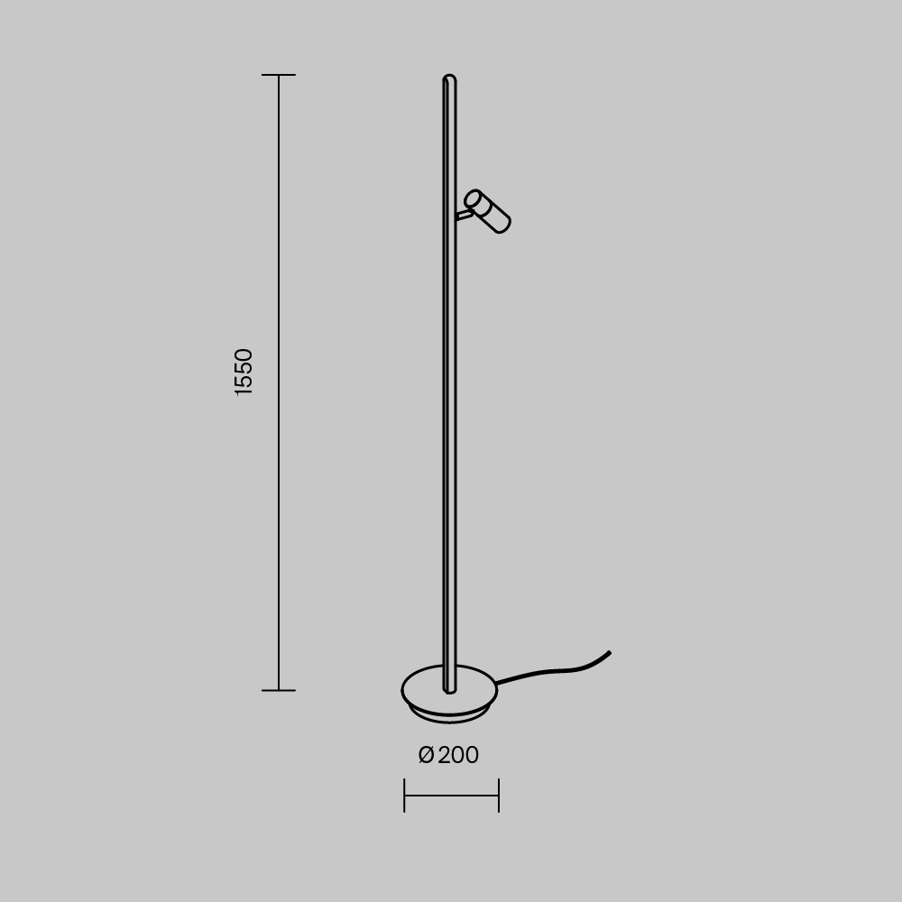 Напольный светильник Thin 3000К 14Вт в Ульяновске