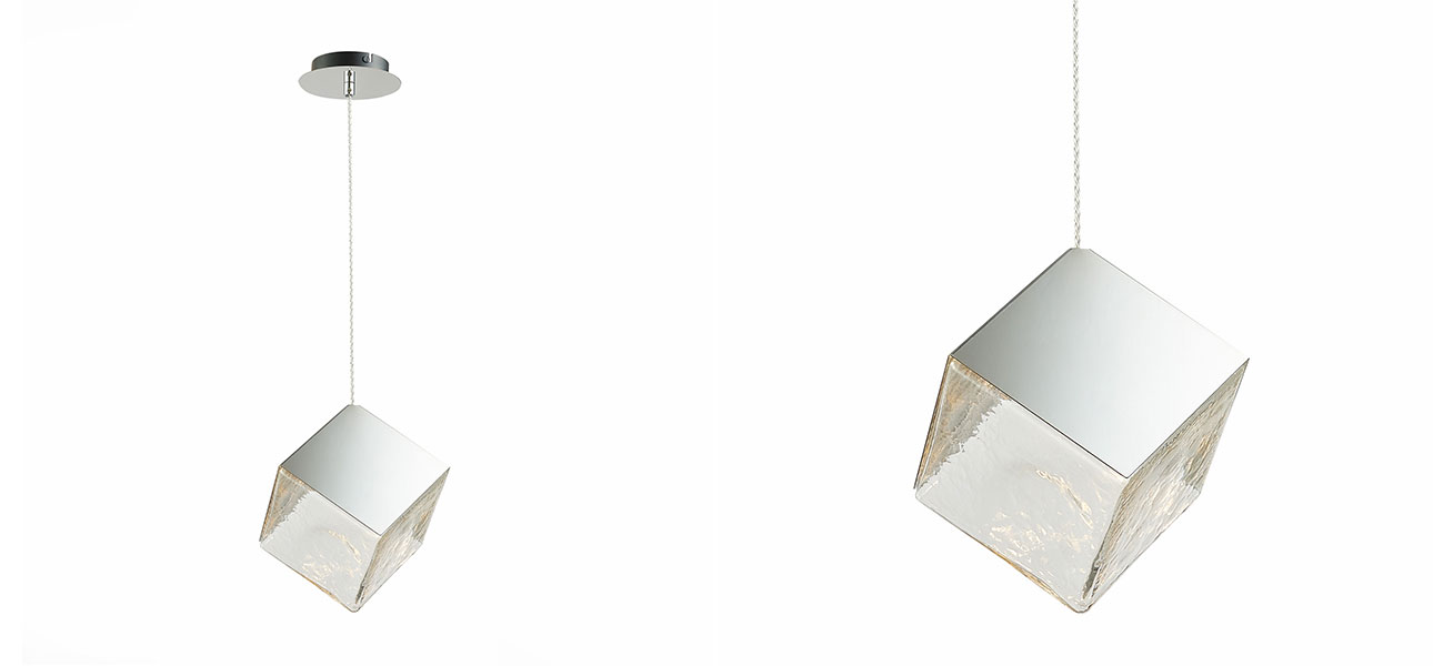 Подвесной светильник Pyrite Chrome - фото