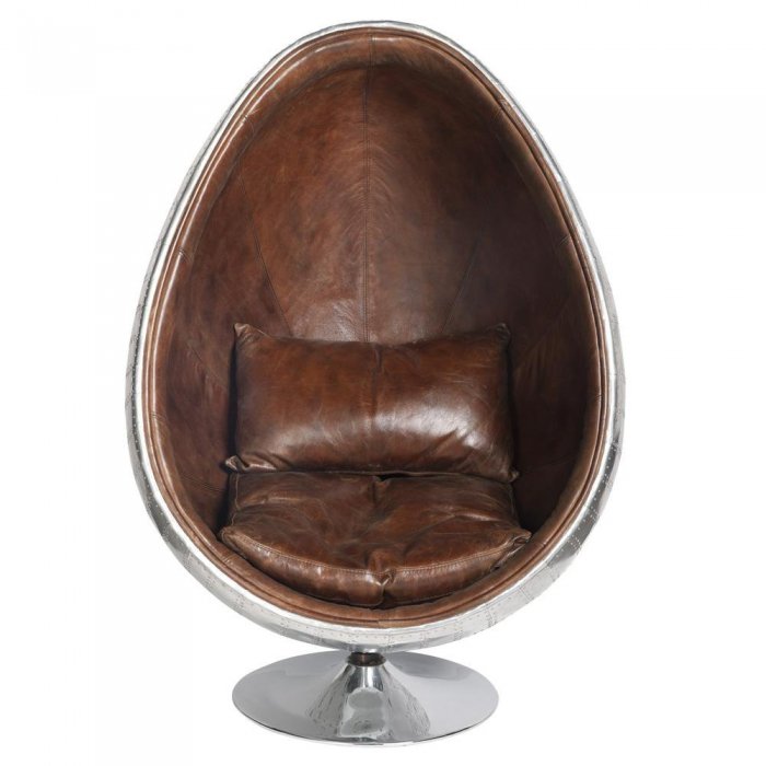 Кресло яйцо Aviator Egg Chair Коричневый в Ульяновске | Loft Concept 