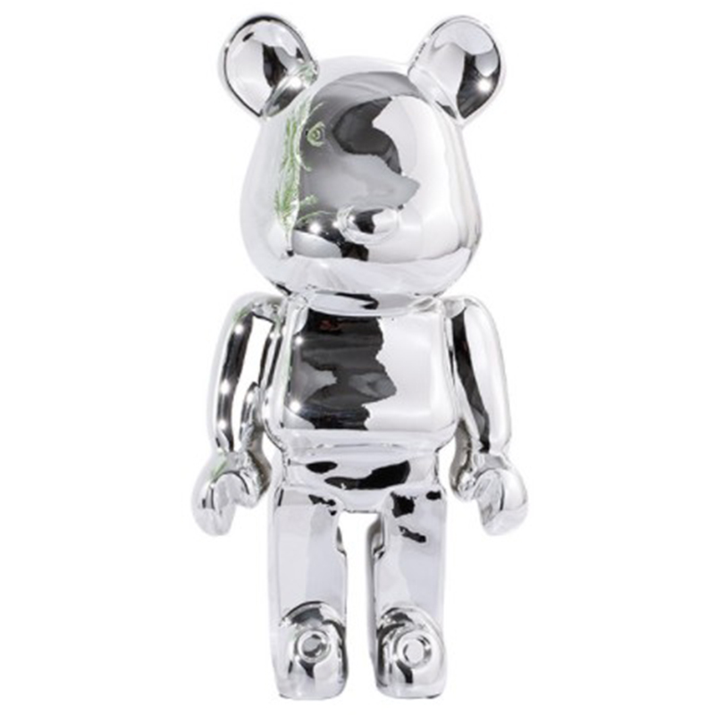 Статуэтка Bearbrick Silver Серебряный в Ульяновске | Loft Concept 