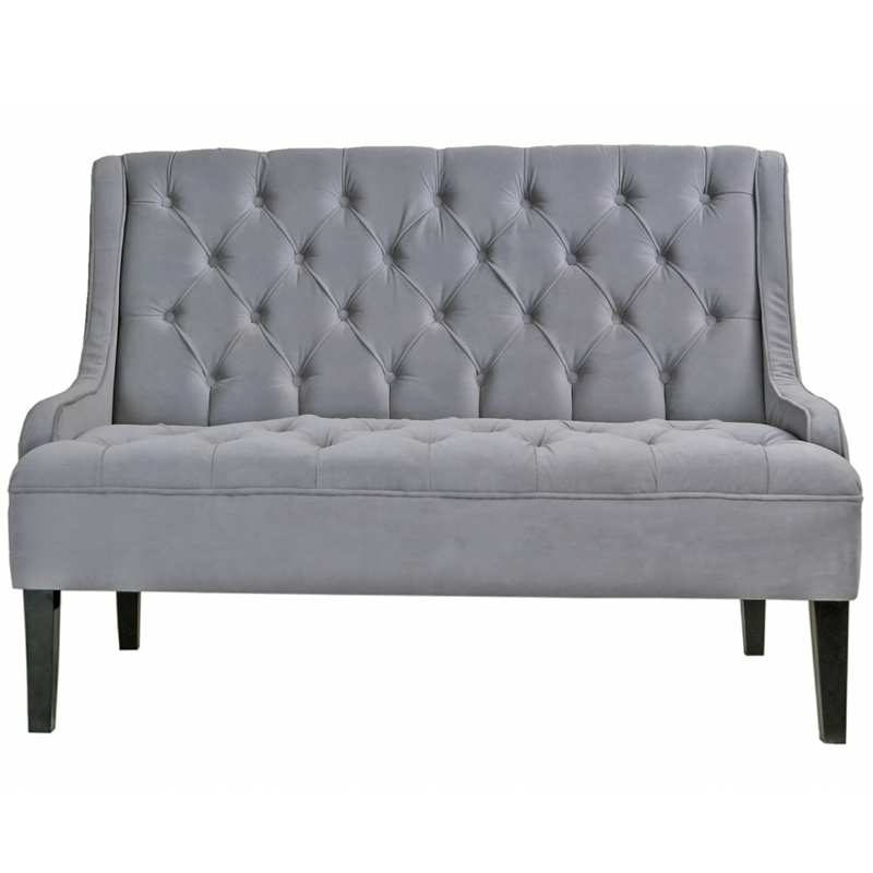 Диван Folket Sofa velour gray Серый (Gray) в Ульяновске | Loft Concept 