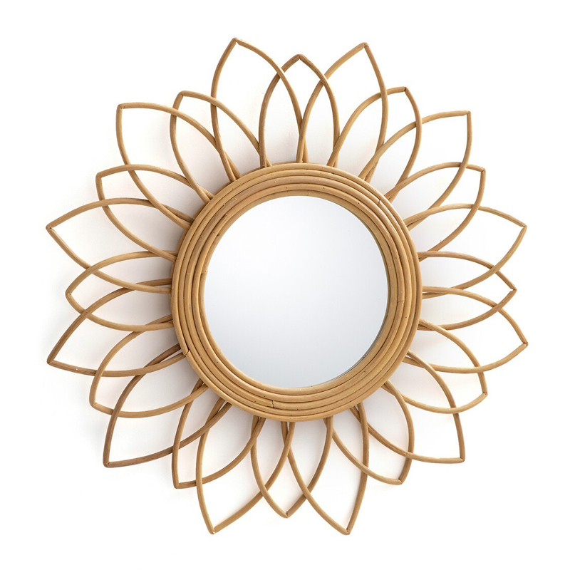 Зеркало Mirror Rattan Flower II  в Ульяновске | Loft Concept 