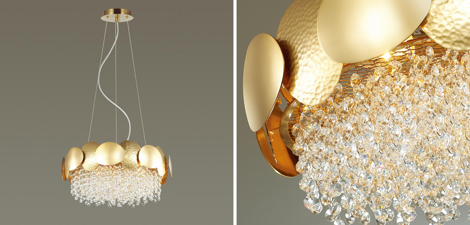 Люстра Constable Chandelier Gold  - фото