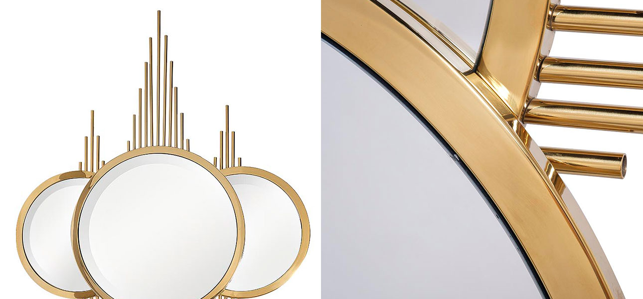 Зеркало настенное тройное Fry Ty - фото