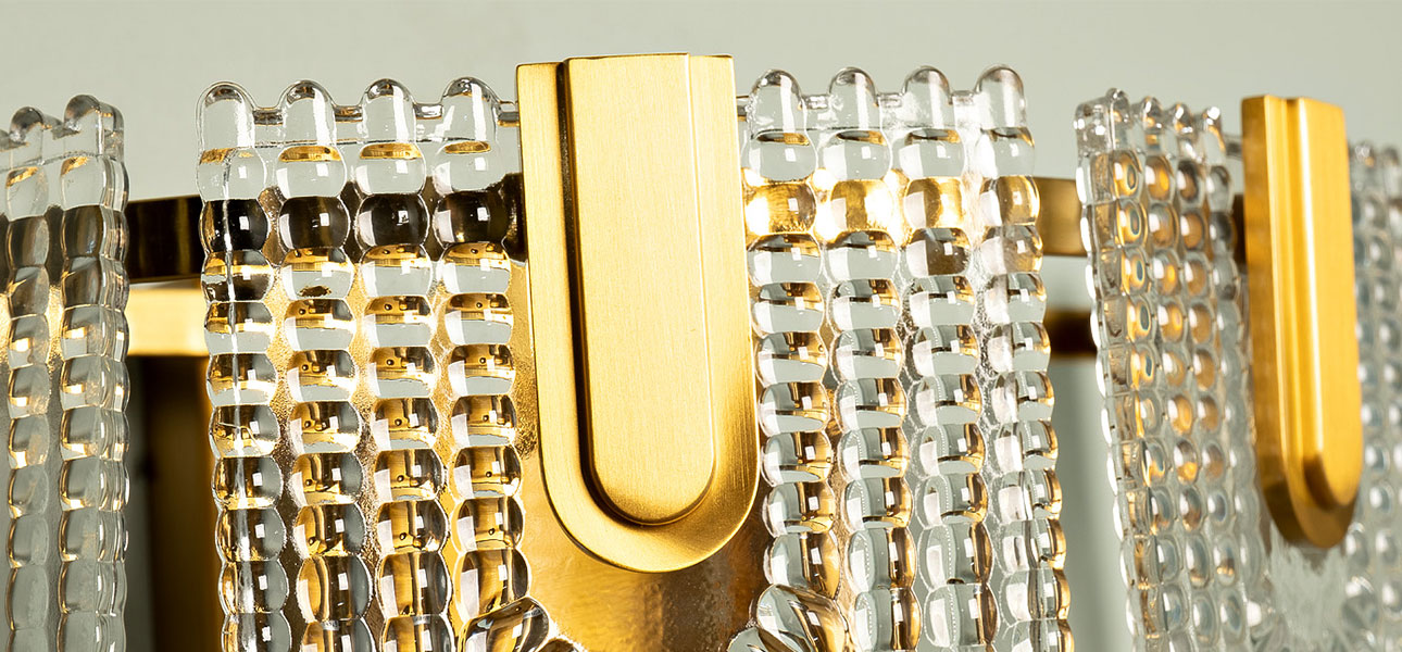 Бра Gold glass - фото