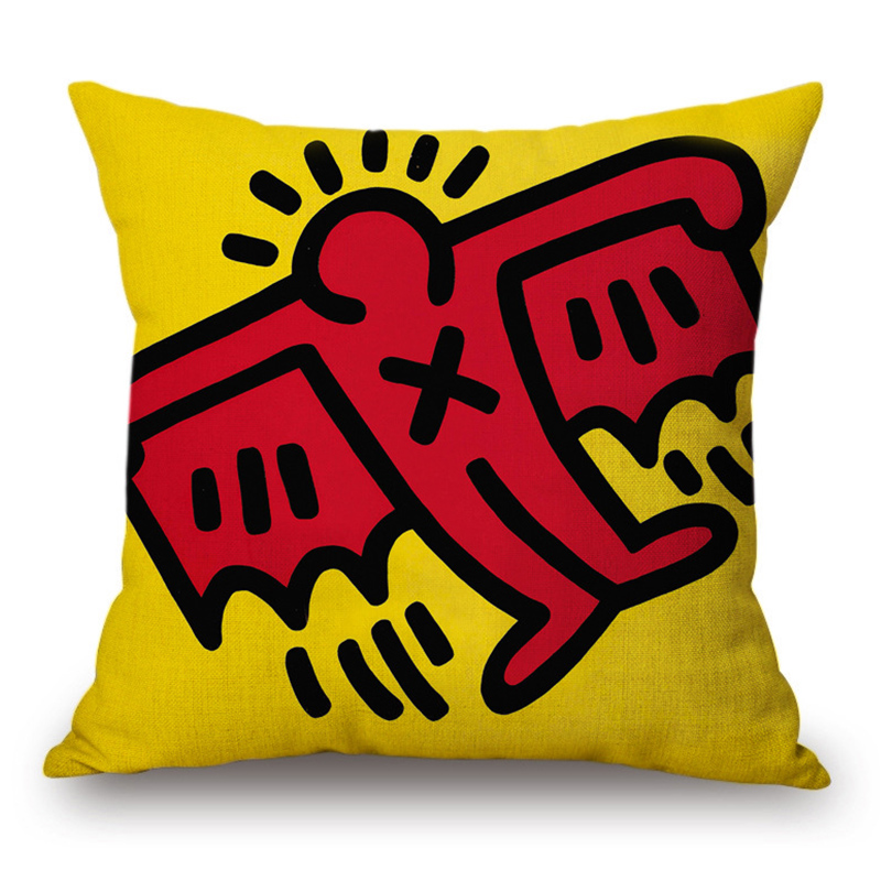 Подушка Keith Haring 18 Мульти в Ульяновске | Loft Concept 