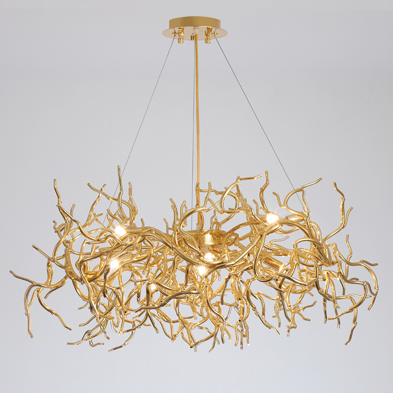 Люстра Felicite Gold Branches Chandelier Золотой в Ульяновске | Loft Concept 