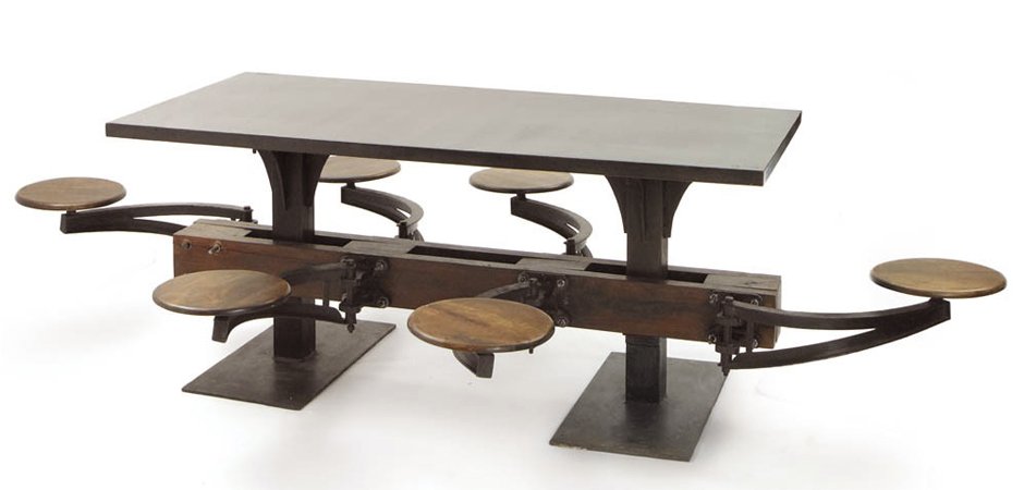 Обеденный стол Perrin Communal Table Loft - фото №1