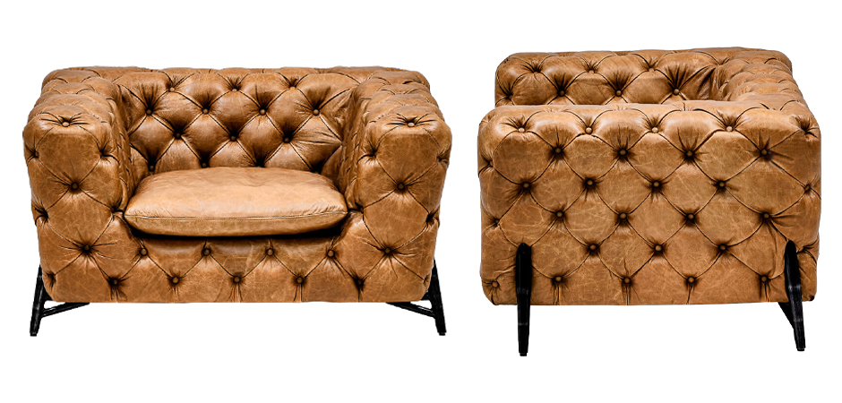 Кресло Hendrica Capitone Chair Кресло Hendrica Capitone Chair - Loft-Concept в Ульяновске