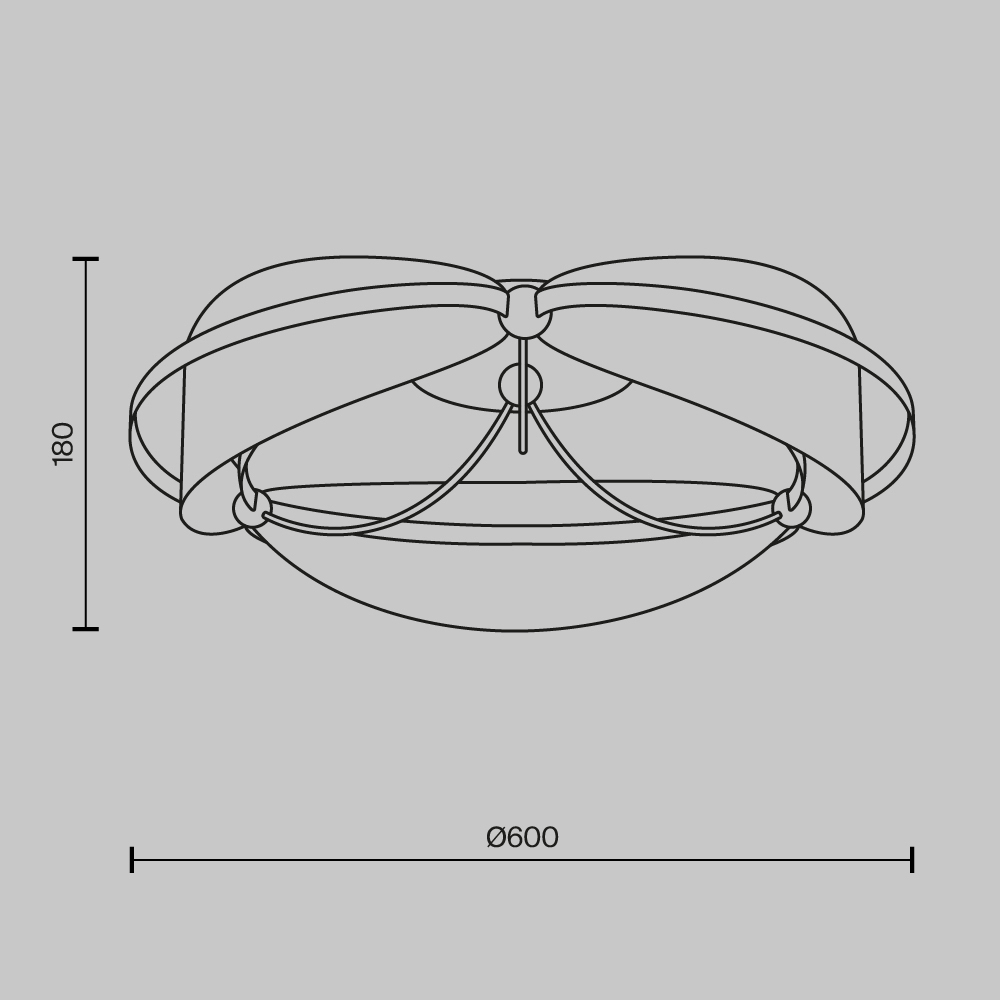 Потолочный светильник Breeze 3000К 45Вт в Ульяновске