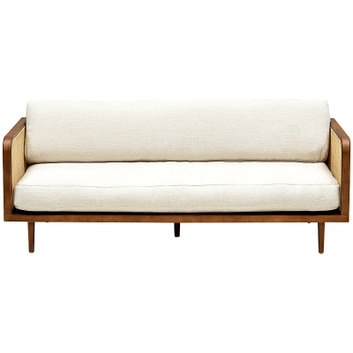 Диван Rattan Decor Sofa Ivory ivory ( слоновая кость ) Коричневый в Ульяновске | Loft Concept 