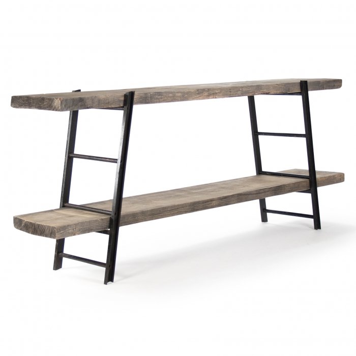 Стеллаж Industrial Iron Rustic Console  в Ульяновске | Loft Concept 