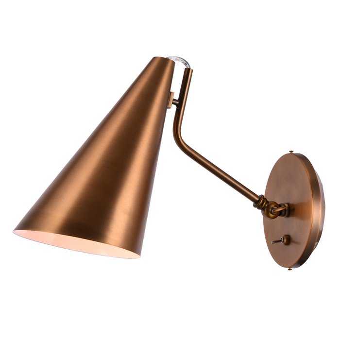 Бра VC light CLEMENTE wall lamp copper Медь в Ульяновске | Loft Concept 